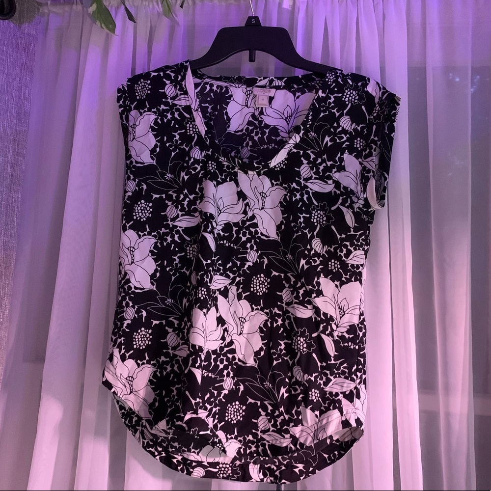 JCrew floral shirt